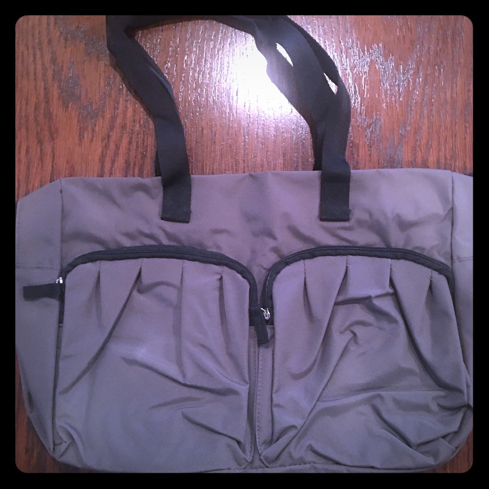 Camo Tote Bag with Black Accents